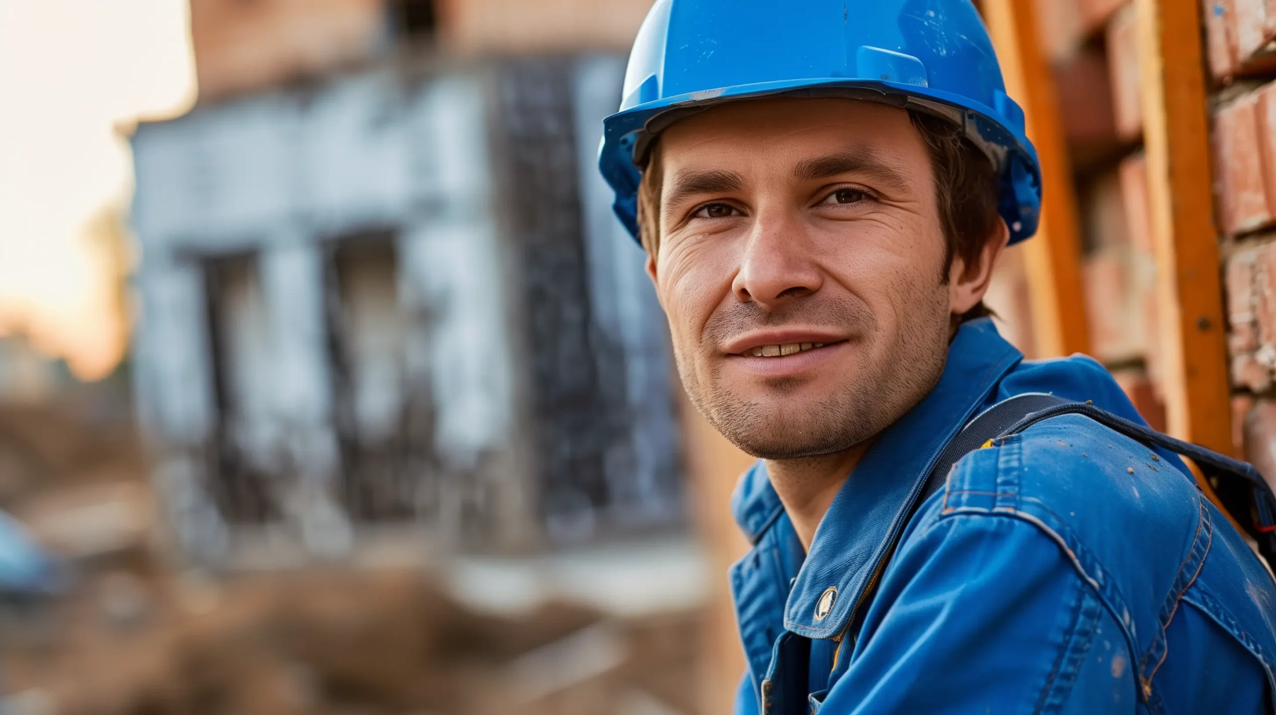 Maurer auf der Baustelle als Symboldbild für – Stellenangebot als Maurer sowie Karriere als Maurer im Bauunternehmen